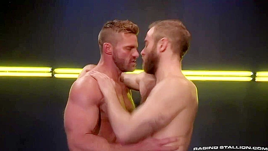 Rough Anal Showdown - Landon Conrad & Shawn Wolfe Get Violently Fucked