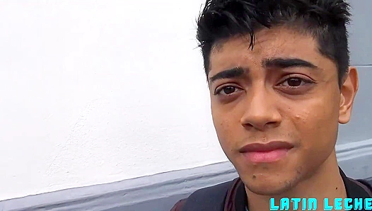 POV - Fresh-Faced Latin Twink Moises Gets Fucked & Cums Hard - Latin Leche
