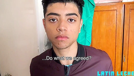 POV - Fresh-Faced Latin Twink Moises Gets Fucked & Cums Hard - Latin Leche