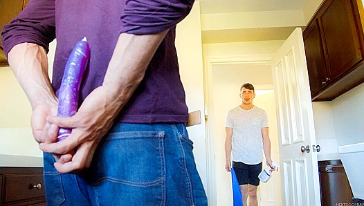 Zion Gets Busted & Fucked Hard by Neighbor Michael Jackman