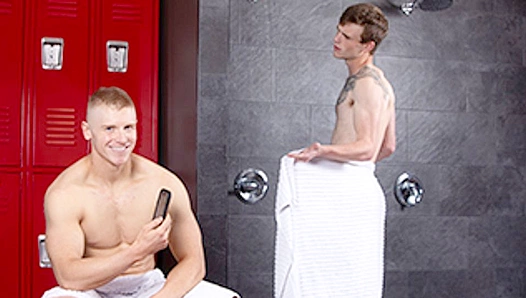 Alex Tanner & Scott Finn - Hard Gym Session Turned Hot Fuck - Nextdoor Raw