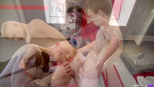 Alex Tanner & Scott Finn - Hard Gym Session Turned Hot Fuck - Nextdoor Raw