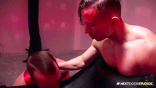 Muscular Dudes Dante & Johnny Bang Hard on Christmas Eve - Nextdoor Raw