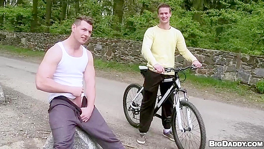 Greg and Marty's Urgent Encounter - Hot Public Sex Moments After Meeting