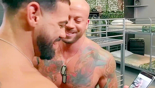 Hot Military Action - Ricky Larkin and Sean Duran Fuck Hard in Uniform