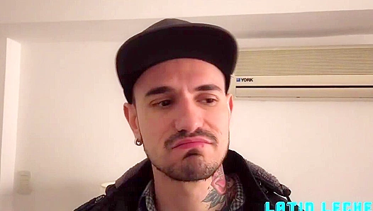 Tattooed Latino Hotties Pound Each Other Raw