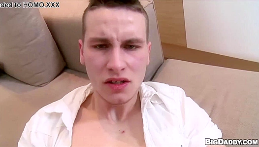 Paul Watches Twink Ride Dildo Before Hot Bareback Fucking