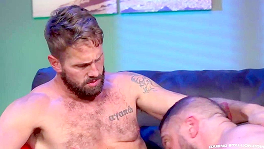 Ricky Larkin & Wesley Woods Get Wild in a Rough 3way with Marco Napoli