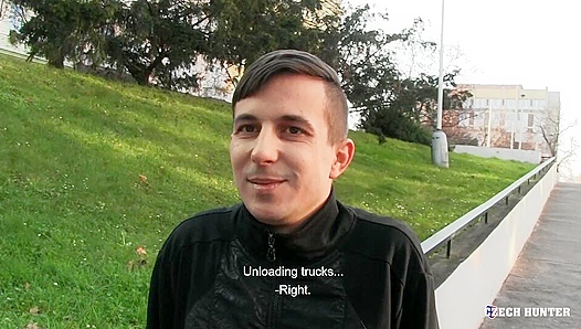 Amateur Dark-Haired Twink Gets Pounded Anally by Czech Hunter