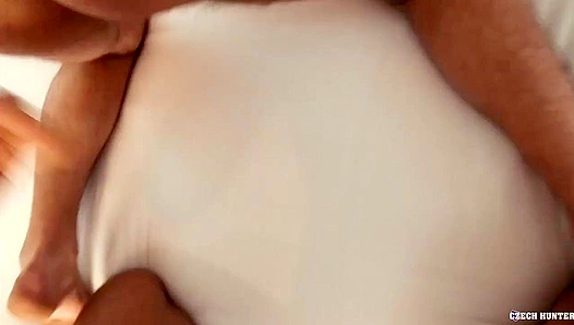 Amateur Dark-Haired Twink Gets Pounded Anally by Czech Hunter