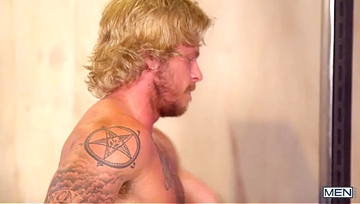 Bleached Blake Ryder Drills Jake Porter's Tight Gymhole