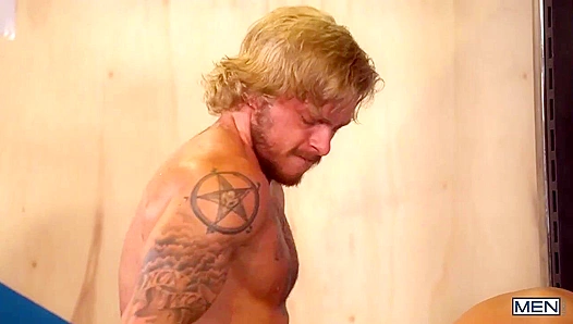 Bleached Blake Ryder Drills Jake Porter's Tight Gymhole