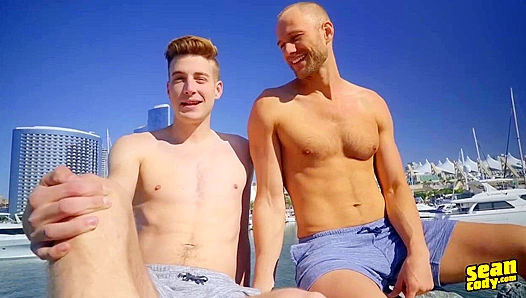 Bald Hunk Blake Rides Kurt's Raw Cock