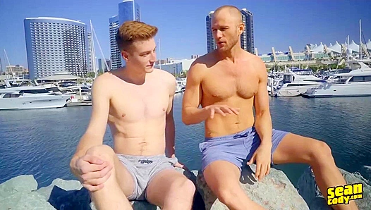 Bald Hunk Blake Rides Kurt's Raw Cock