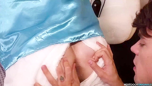 Dakota Payne Nails Bunny-Clad Michael Boston