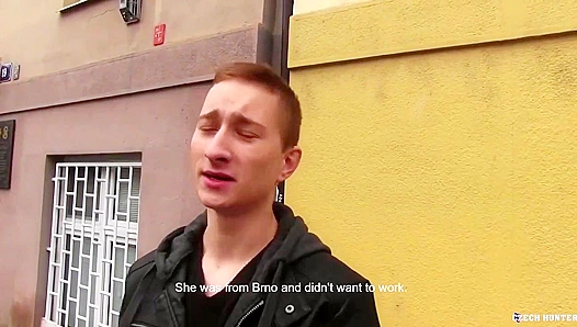 Czech Twink Begs for Facial After Hot POV Bareback Anal