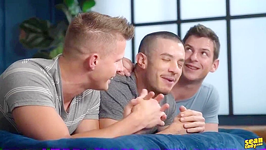 Bareback Anal Threesome - Manny, Nixon & Archie Go Wild