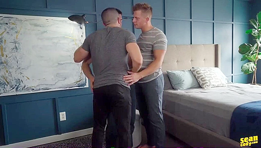 Bareback Anal Threesome - Manny, Nixon & Archie Go Wild