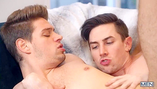 Gods of Men - Michael DelRay Cumes as Jack Hunter Fucks Him Raw