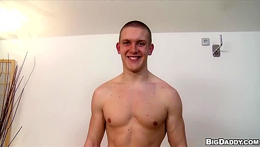 Ripped Amateur Damien Gets Bangered Bareback by Georgio Black