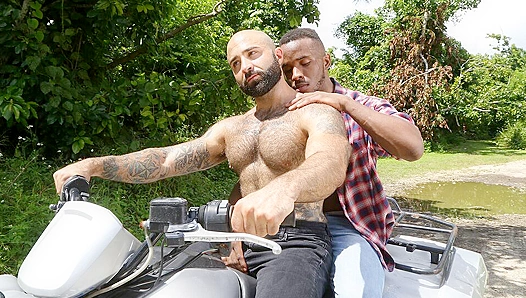 Phoenix Fellington Rides Atlas Grant Hard on an ATV - Ass Pounding Adventures