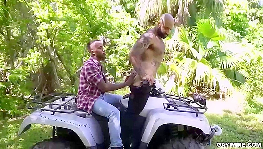 Phoenix Fellington Rides Atlas Grant Hard on an ATV - Ass Pounding Adventures