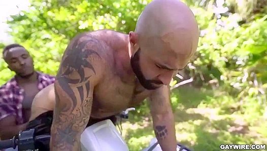 Phoenix Fellington Rides Atlas Grant Hard on an ATV - Ass Pounding Adventures