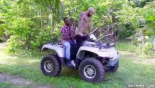 Phoenix Fellington Rides Atlas Grant Hard on an ATV - Ass Pounding Adventures