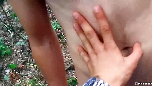Outdoor Adventure - Fresh Amateur Gets Hardcore Anal - Czech Hunter
