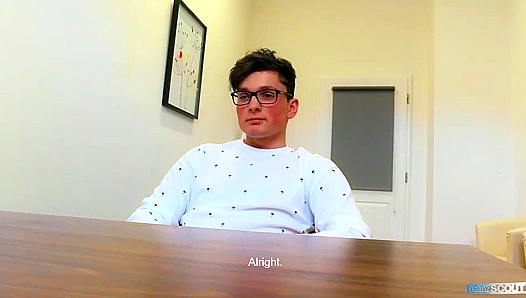 Nerdy Twink Gets Fucked Hard on the Floor - Dirty Scout initiation