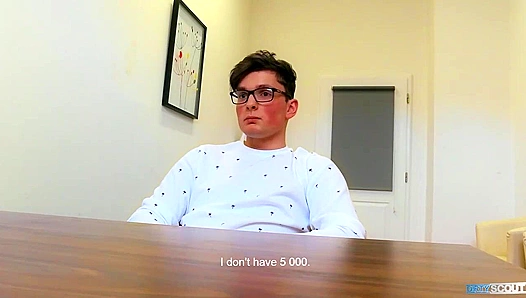 Nerdy Twink Gets Fucked Hard on the Floor - Dirty Scout initiation