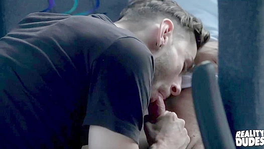 Charles Knight & Lucas James Ride Hard in the Bus Backseat - Reality Dudes