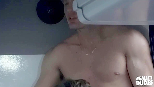 Charles Knight & Lucas James Ride Hard in the Bus Backseat - Reality Dudes