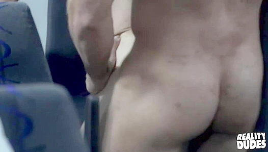 Charles Knight & Lucas James Ride Hard in the Bus Backseat - Reality Dudes