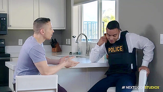 Hung Cop Anthony Fucks His Hot Informant Dante