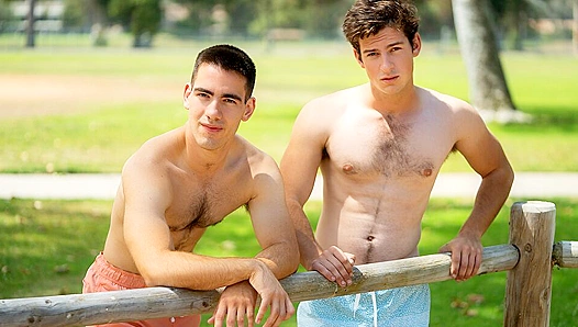 Archie & Ray's Porch Fuck spills Indoors - Gay XXX Exclusive