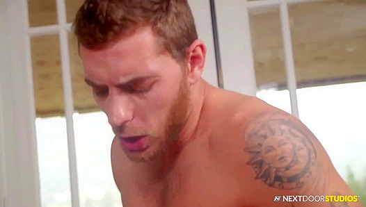 Nextdoor Athletes - Ryan Jordan & Carter Woods Team Up for a Steamy 4some