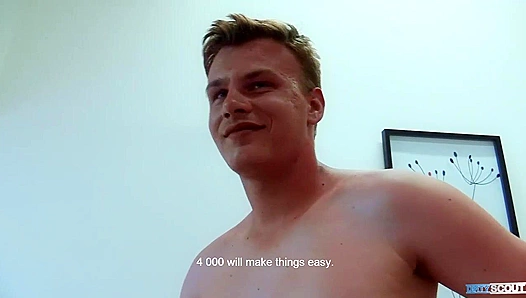 POV - Stoic Hottie's Tight Ass Gets Barebacked - Dirty Scout