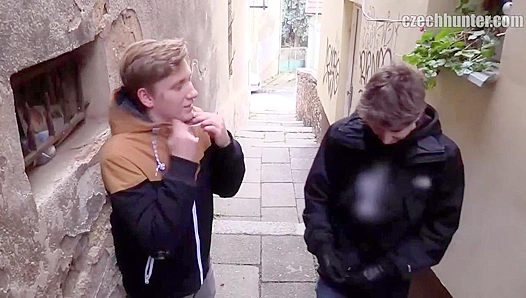 Twinks Swap Loads After Steamy POV Amateur Fuck - Czech Hunter