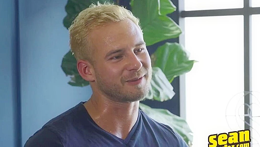 Blond Twink Josh Rides Hunky Archie's Cock Hard - Gay XXX