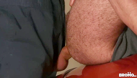 Mechanic Bo Sinn Pounds Masturbating Shawn Assmore's Tight Hole