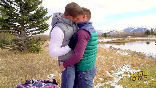 Dean and Dillan's Scenic Outdoor Anal Adventure - Gay XXX