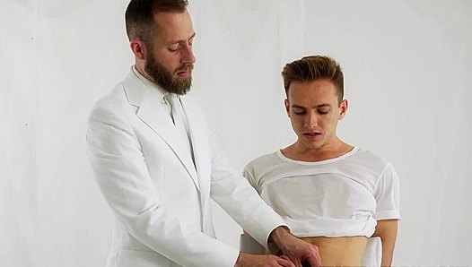 President Lewis Rides Elder Bar Hard in Cowgirl at Missionary Boys