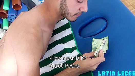 Hairy Bam Bam Gets Barebacked by His Latino Stud