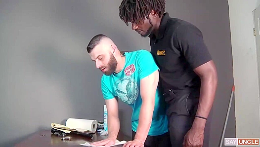 Janitor William Crown Gets Fuck-Punished by Devin Trez