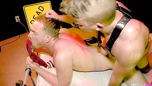 Bound Slave Dacotah Red Submitting to Jake Porter's Dominance - Nextdoor Raw