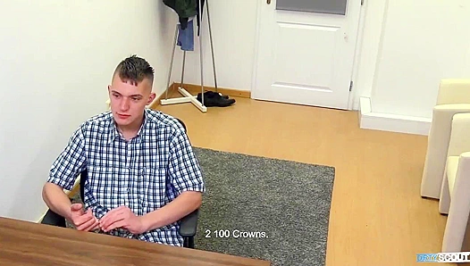 Broke Dude Takes a Facial After Intense POV Anal - Dirty Scout