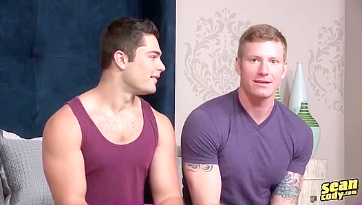Muscular Dudes Tanner & David Enjoy Hot Anal Action - Gay XXX