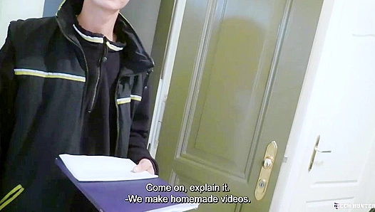 Two European Twinks Dildo Fuck in Hot Czech Action