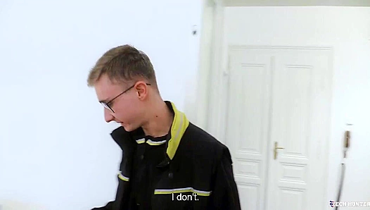 Two European Twinks Dildo Fuck in Hot Czech Action